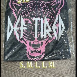 Def tired womens shirt